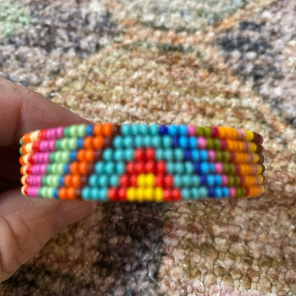 Colorful beaded bracelet